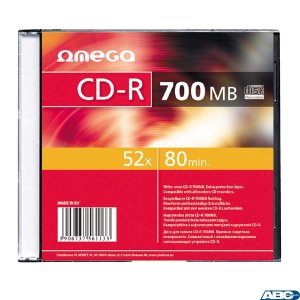 Płyta OMEGA CD-R 700MB 52X SLIM CASE (1) OMS1 (X)