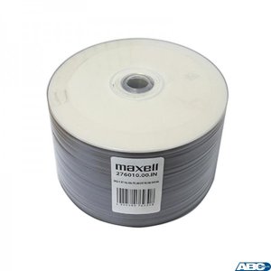 Płyta MAXELL DVD-R 4.7GB 16x (50szt) PRINTABLE, white, do nadruku,  SP shrink, bulk 276010