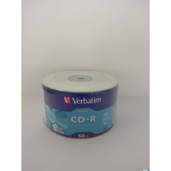 Płyta CD-R VERBATIM (50) Extra Protection 700MB x52  43787