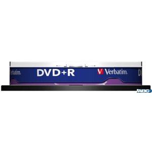 Płyta DVD + R VERBATIM CAKE(10) 4.7GB x16 Matt Silver 43498
