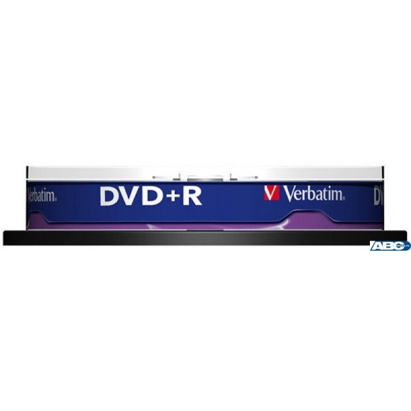 Płyta DVD+R VERBATIM CAKE(10) 4.7GB x16 Matt Silver 43498