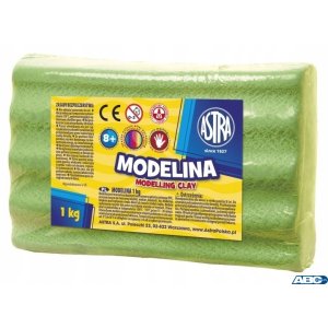 Modelina Astra 1 kg zielona jasna, 304111005