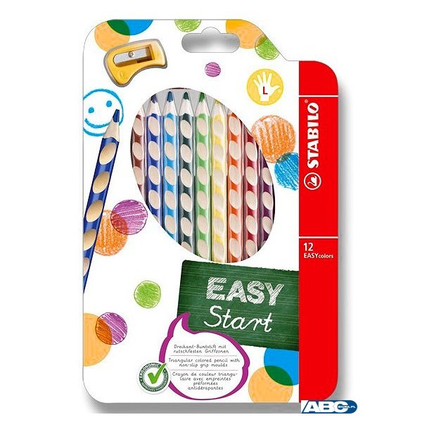 Kredki EASY COLOURS dla lew(12kol.) 331/12 STABILO
