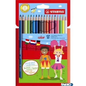 Kredki COLOR kpl 18 szt. pud. z zawieszką 1918 / 77-11 STABILO (X)