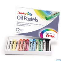 Pastele olejne 12 kolorów  PHN-12 PENTEL