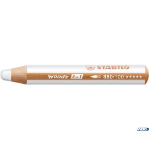 Kredka WOODY biała     880 / 100 STABILO