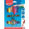 Kredki trójkątne MAPED COLORPEPS 18kolorów 183218