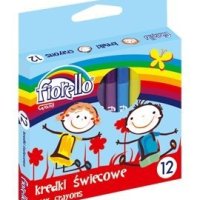 Kredki FIORELLO świecowe 12 kolorów 170-1383 / 170-2628