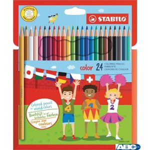 Kredki COLOR kpl 24 szt. pud. z zawieszką 1924 / 77-11 STABILO (X)