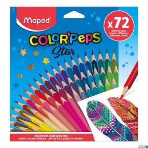 Kredki Colorpeps trójkatne 72szt  832072
