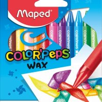 Kredki COLORPEPS świecowe 12 kolorów 861011 MAPED