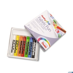 Pastele do tkanin  /  Zestaw z torbą  PTS7-BN15-T PENTEL