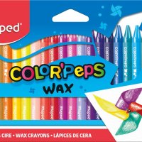 Kredki COLORPEPS świecowe 24 kolorów 861013 MAPED