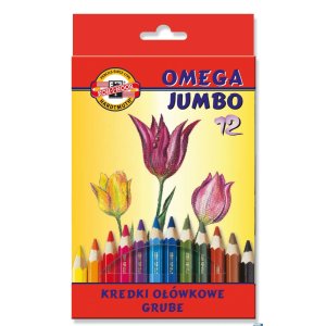 Kredki OMEGA JUMBO 3372 / 3382-12kol KOH. (X)