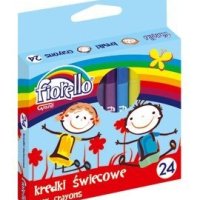 Kredki FIORELLO świecowe 24 kolorów 170-1386