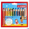 Kredki WOODY 3 w 1 880 / 10-1-20 etui 10 kol ARTY STABILO