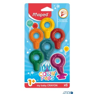Kredki BABY COLORPEPS EARLY AGE 6 szt. Maped 863806