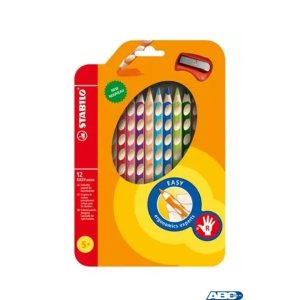 Kredki EASYCOLORS 12kol.332 / 12 STABILO dla praworęcznych