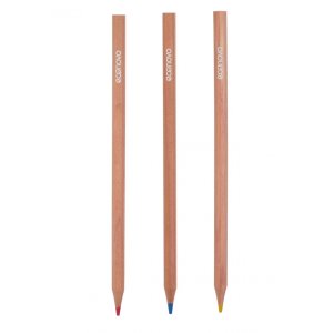 Kredki ołówkowe ECONOVO, FSC, 3mm, 12 szt., mix kolorów