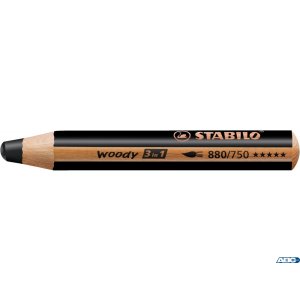 Kredka WOODY czarna    880 / 750