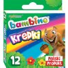Kredki BAMBINO 12kolorów w pudełku kartonowym St.Majewski
