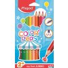 Kredki trójkątne MAPED COLORPEPS JUMBO TRÓJKĄTNE 12kolorów 834010