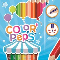 Kredki trójkątne MAPED COLORPEPS JUMBO TRÓJKĄTNE 12kolorów 834010