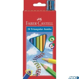 Kredki trójkątne FABER-CASTELL Junior Grip 20 kolorów 116520 FC