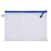 Torebka DONAU Zipper Bag, A4, 343x246 mm, EVA, z suwakiem, niebieska