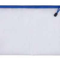 Torebka DONAU Zipper Bag, A4, 343x246 mm, EVA, z suwakiem, niebieska