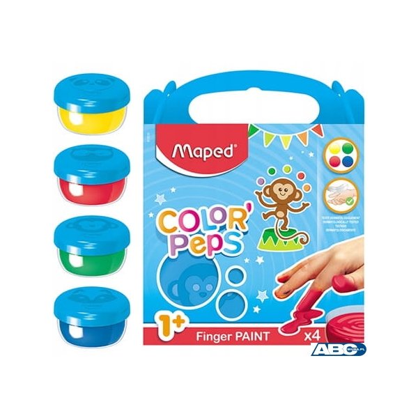Farby COLORPEPS do malowania palcami 812510 MAPED