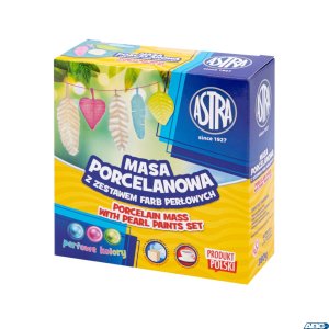 Masa porcelanowa  +  3 kolory farb perłowych ASTRA, 336118018