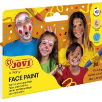 Kredki do malowania twarzy JOVI, 10 szt., mix kolorów