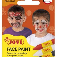 Kredki do malowania twarzy JOVI Scary, 3x5,6g, 3 szt., mix kolorów