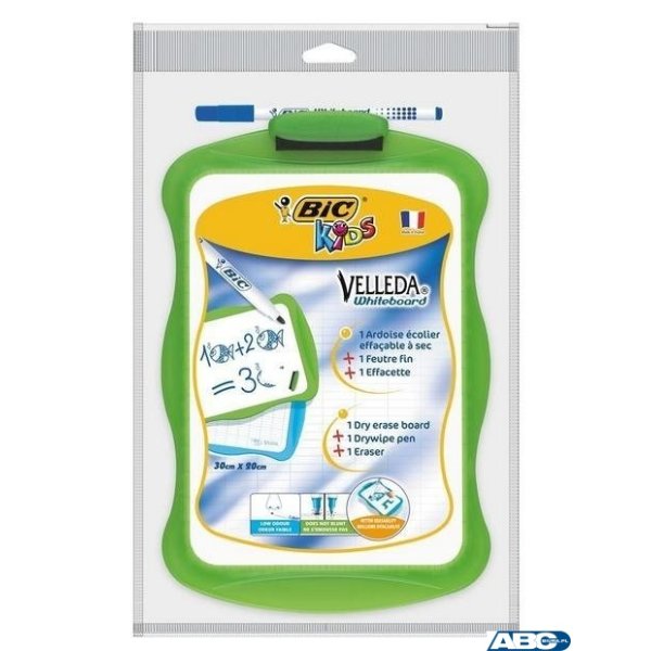 BIC Kids Velleda tablica+marker+wymazywacz, blister 1+1+1szt, 841362