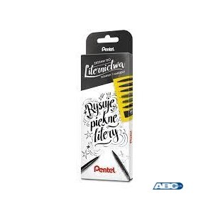 Kompletny zestaw do liternictwa czarny Zestaw-7 PENTEL
