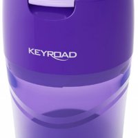 Temperówka KEYROAD Robby, aluminiowa, podwójna, z pojemnikiem, pakowane na displayu, mix kolorów