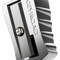 Temperówka KEYROAD Metal, aluminiowa, pojedyncza, pakowana na displayu, srebrna