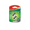 Temperówka KEYROAD Metal, aluminiowa, pojedyncza, 2szt, blister