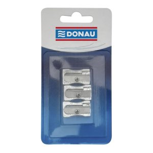 Temperówka DONAU, aluminiowa, pojedyncza, blister - 3szt.