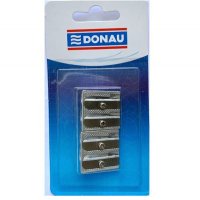 Temperówka DONAU, aluminiowa, podwójna, blister - 2szt.