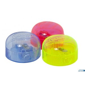 Temperówka KUM plastikowa pojedyncza z pojemnikiem 210 K okrągła