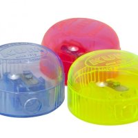 Temperówka KUM plastikowa pojedyncza z pojemnikiem 210 K okrągła