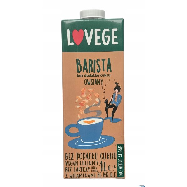 LOVEGE Barista Owsiane 1L (8szt.) Sante