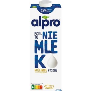 ALPRO NIE MLEK 3,5% 1L niesłodzone, bez laktozy, roślinne