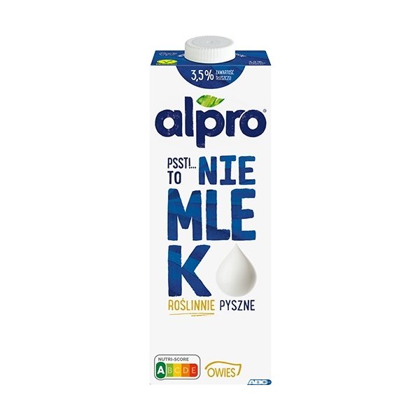 ALPRO NIE MLEK 3,5% 1L niesłodzone, bez laktozy, roślinne