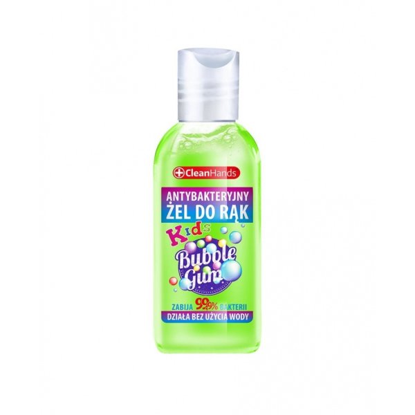 Antybakteryjny żel do rąk CLEAN HANDS, guma balonowa, 50 ml