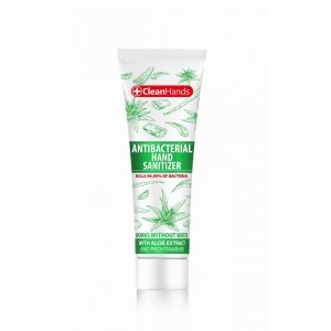 Antybakteryjny żel do rąk CLEAN HANDS, z aloesem i prowitaminą B5, 50 ml