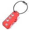 Brelok TROIKA Keytool, 11 funkcji, czerwony