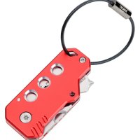 Brelok TROIKA Keytool, 11 funkcji, czerwony